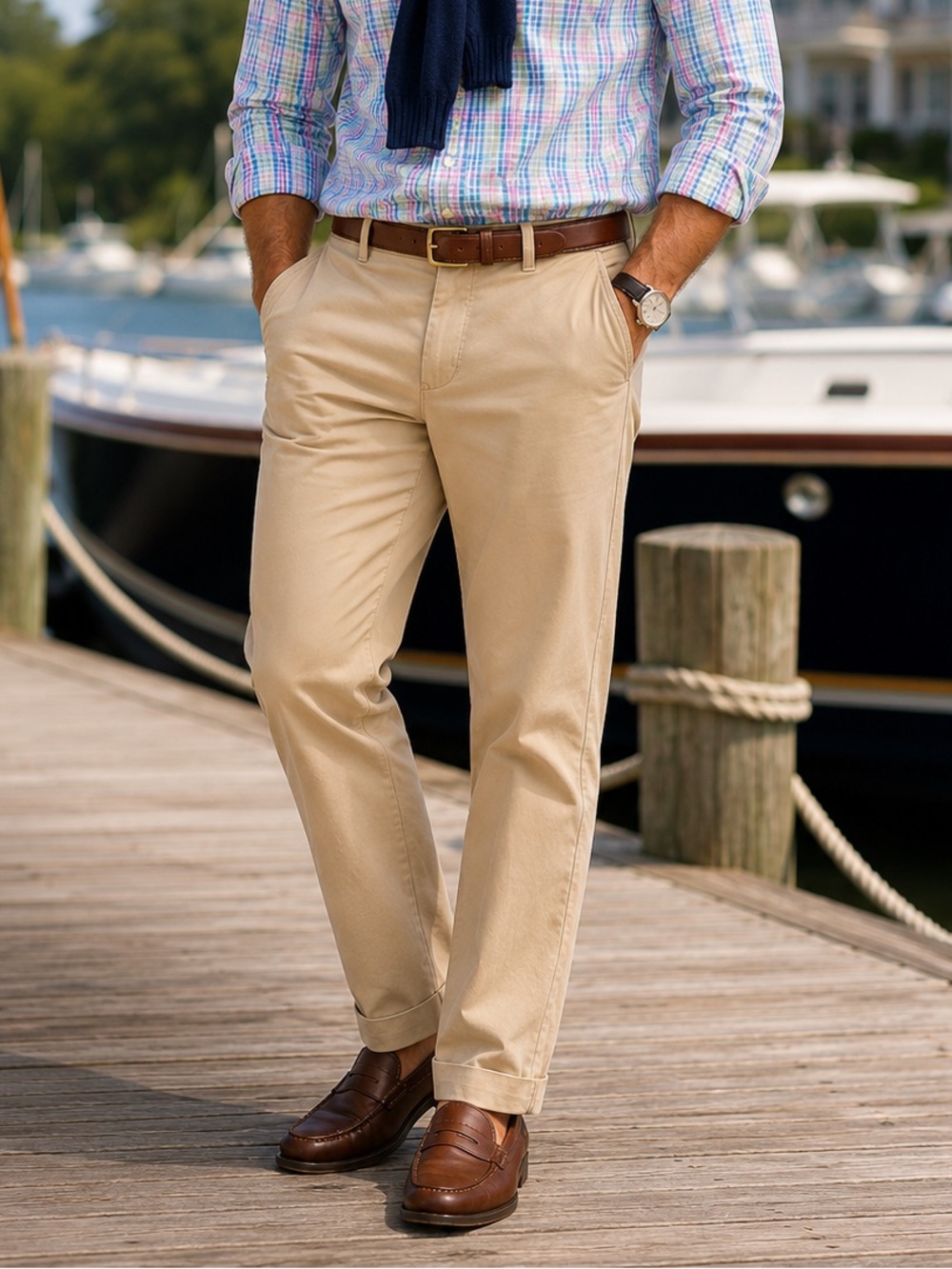 Vineyard Vines Club Pant Flat Front  Chinos Cotton Preppy Coastal,Size 33x30